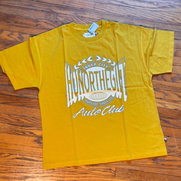 BNWT Honor The Gift HTG boxy cropped graphic tshirt LARGE - Picture 5 of 5